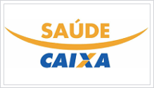 Logotipo do convênio da Caixa Saúde.